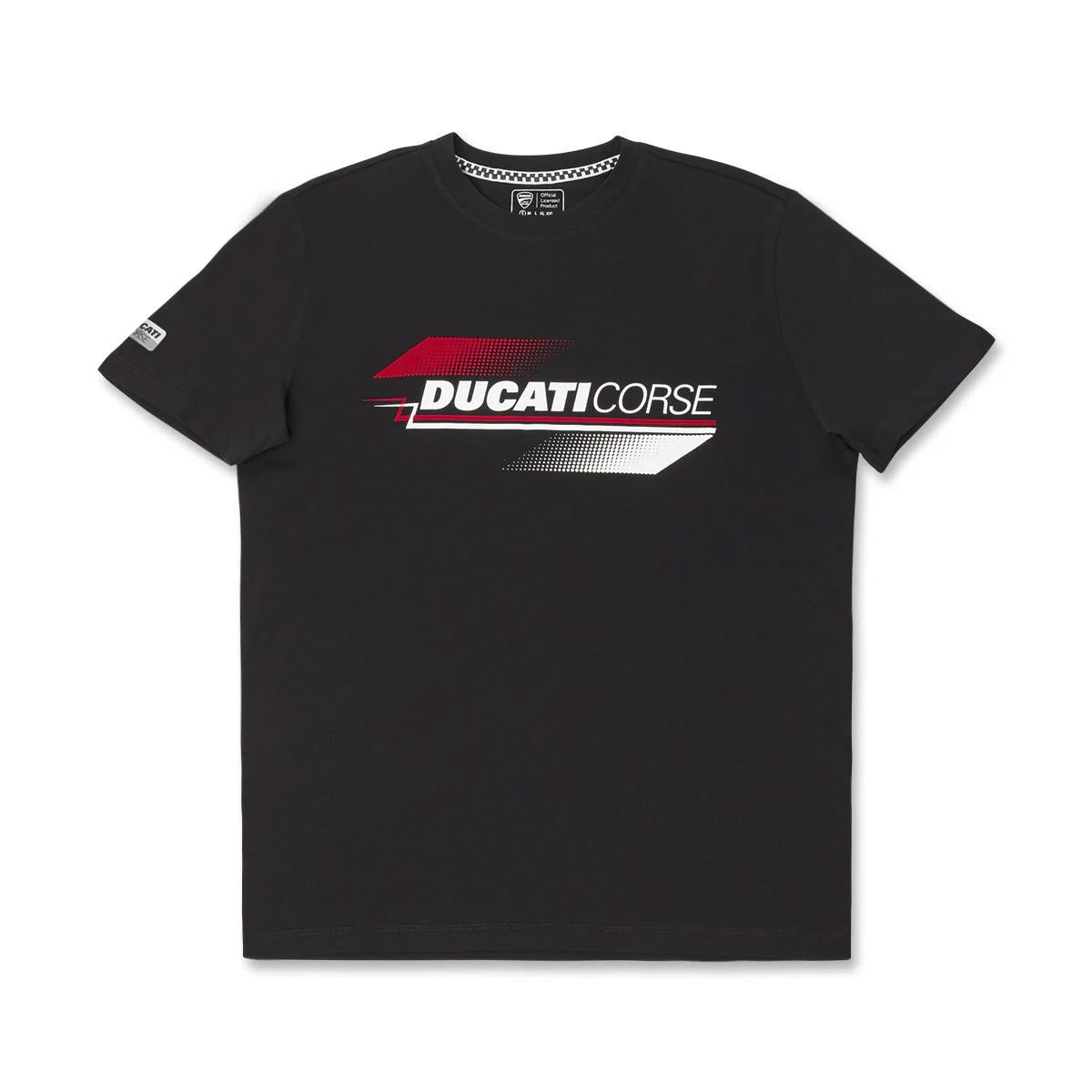 DUCATI DC26MA03 BLACK T-Shirt Uomo 