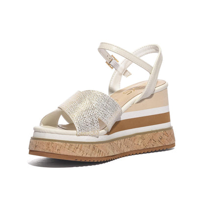 KEYS K12680 WHITEWHITE Sandali Donna 
