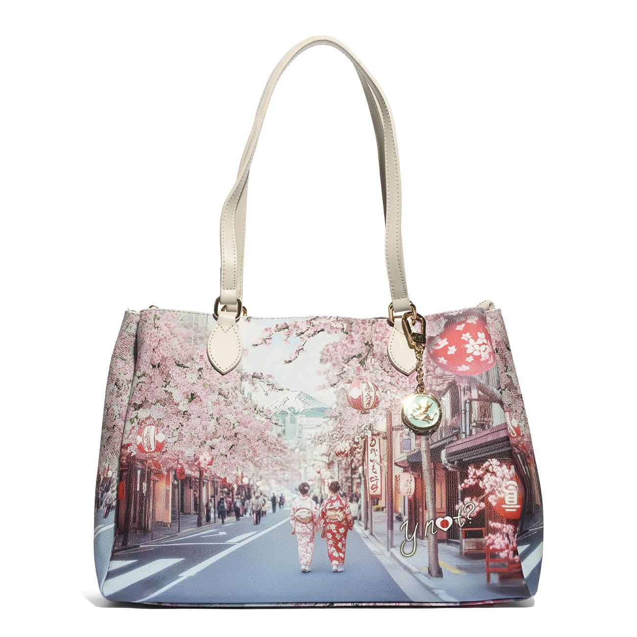 Y-NOT YES594S6 TOKYO SAKURA BORSA Donna 