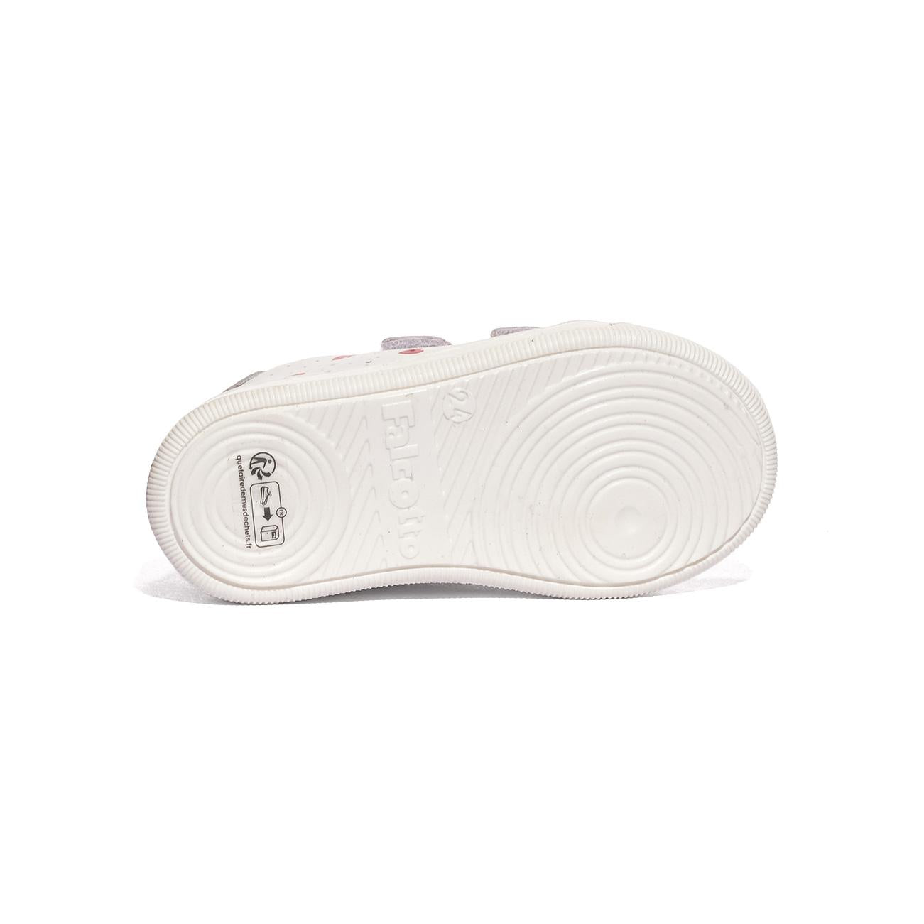FALCOTTO 0012017749.11.2N16 WHITE RED Sneakers Bambina 