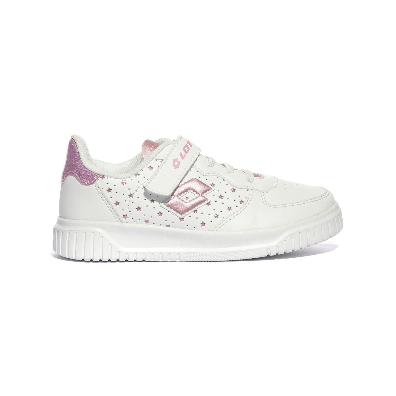 LOTTO 219415 WHITE CASHMERE ROS MT Sneakers Bambino 