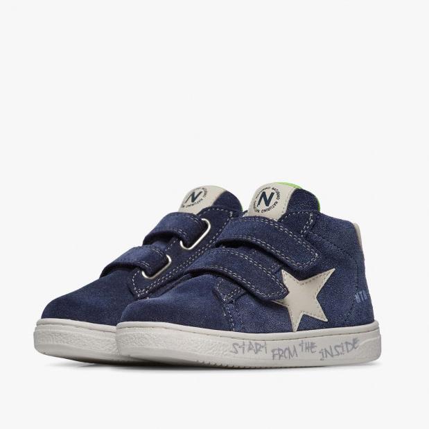 sneakers NATURINO PINN HIGH VL blue 0012017857-22-2C80NAVY-MILK NATURINO