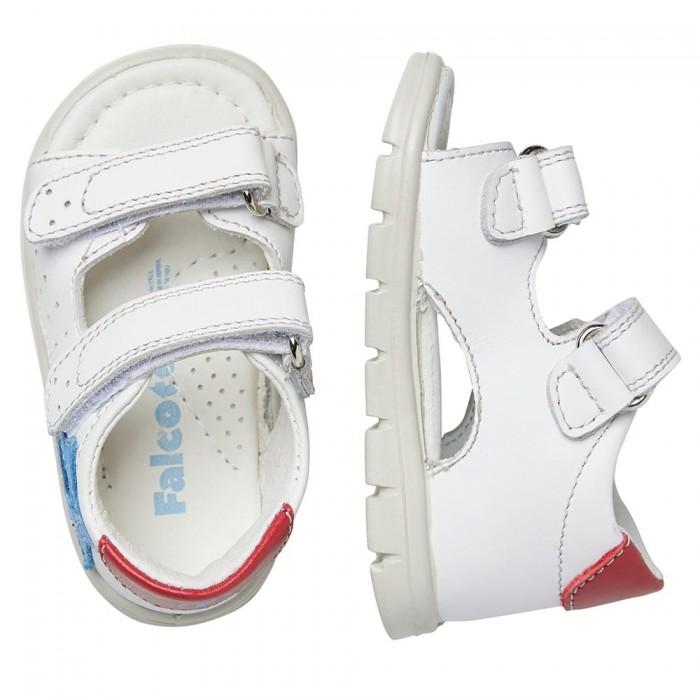 FALCOTTO 0011501051-01-1N10 WHITE-RED-PLUS Sandali Bambino 