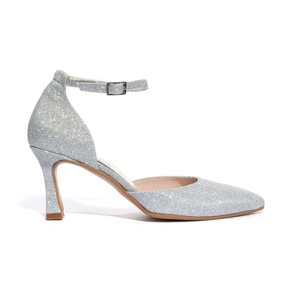 KISS KRISS 5372 ARGENTO Decollete Donna 