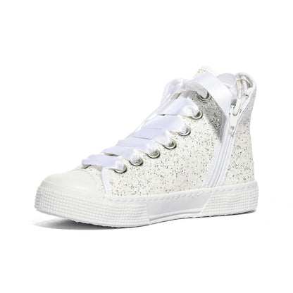 DXO C88 GLITTER BIANCO Sneakers Bambina 