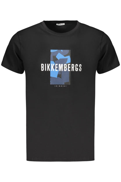 BIKKEMBERGS BKK3MTS03_NEBLACK Nero T-Shirt Uomo 