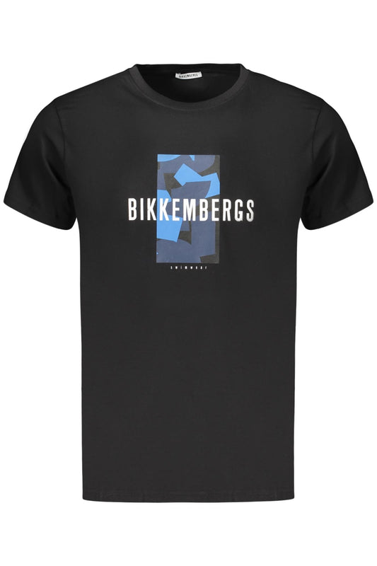 BIKKEMBERGS BKK3MTS03_NEBLACK Nero T-Shirt Uomo 