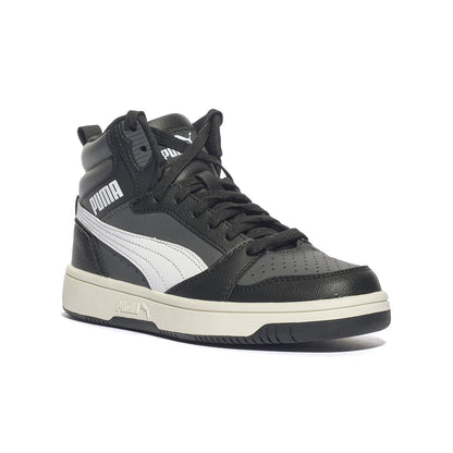 PUMA 393831-29 BLACK WHITE GREY Sneakers Donna 