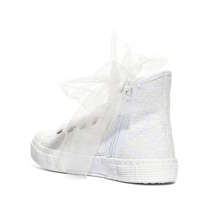DXO C88 PIZZO BIANCO Sneakers Bambina 
