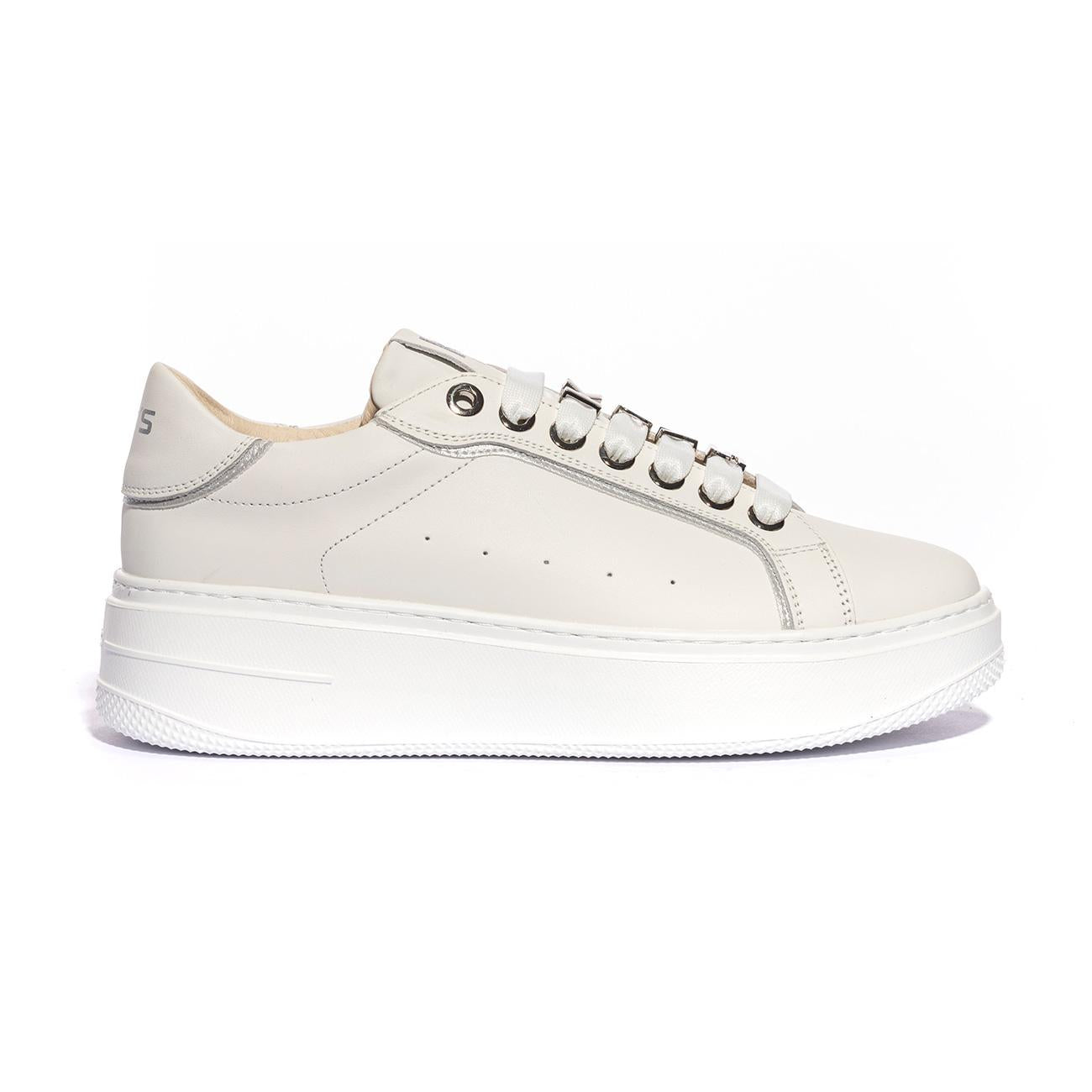 KEYS K10524 WHITE SILVER Sneakers Donna 