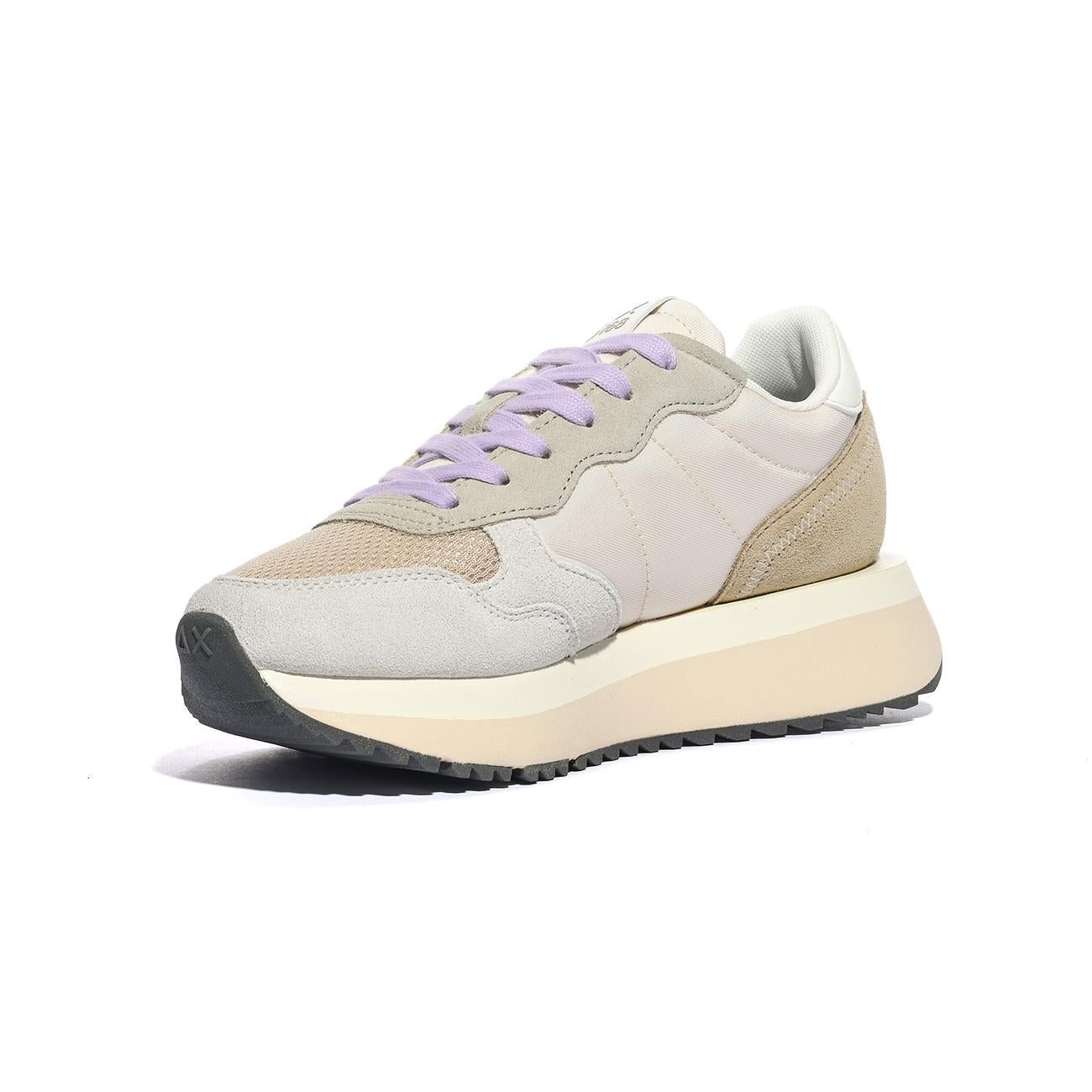 Sneakers Sun68 BIG ALLY MULTICOLOR Bianche Z45213BIANCO PANNA SUN 68