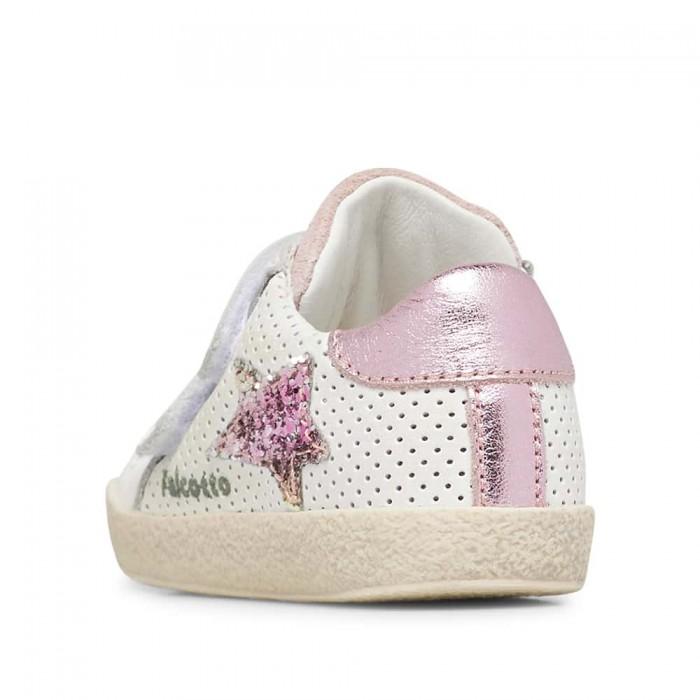 FALCOTTO 0012016752-11-1N04 WHITE-PINK Sneakers Bambina 