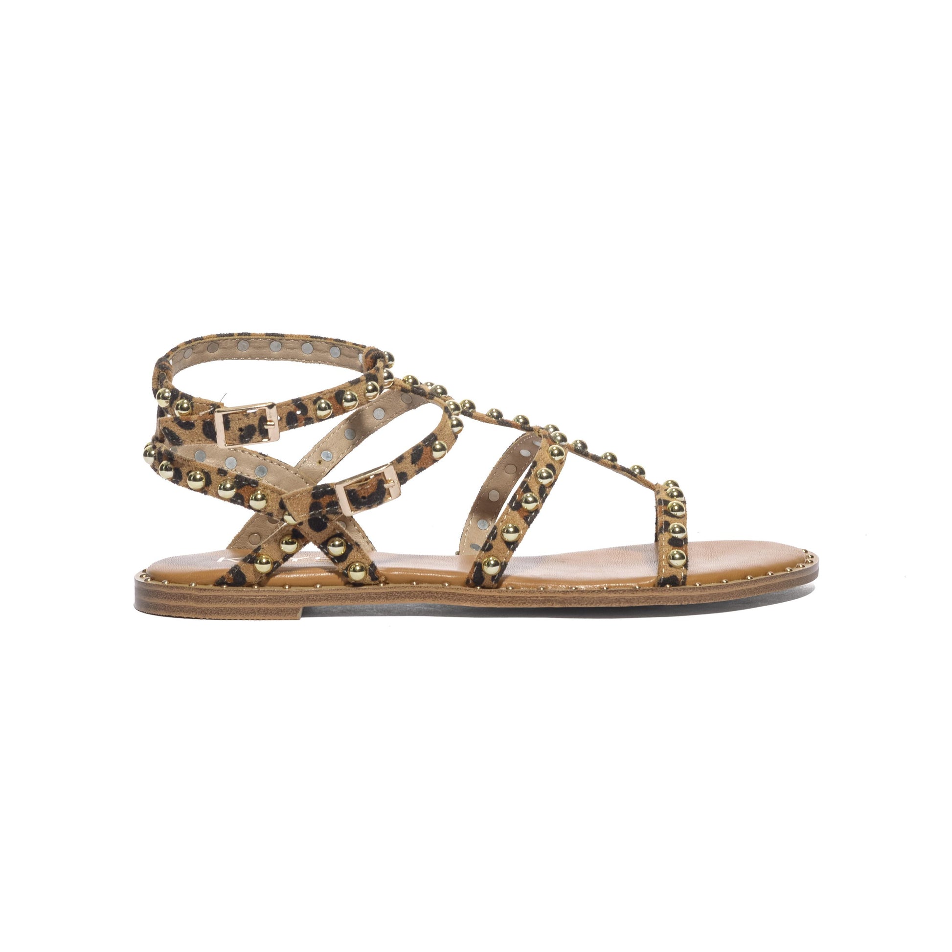 KEYS K12600 MACULATO BEIGE Sandali Donna 