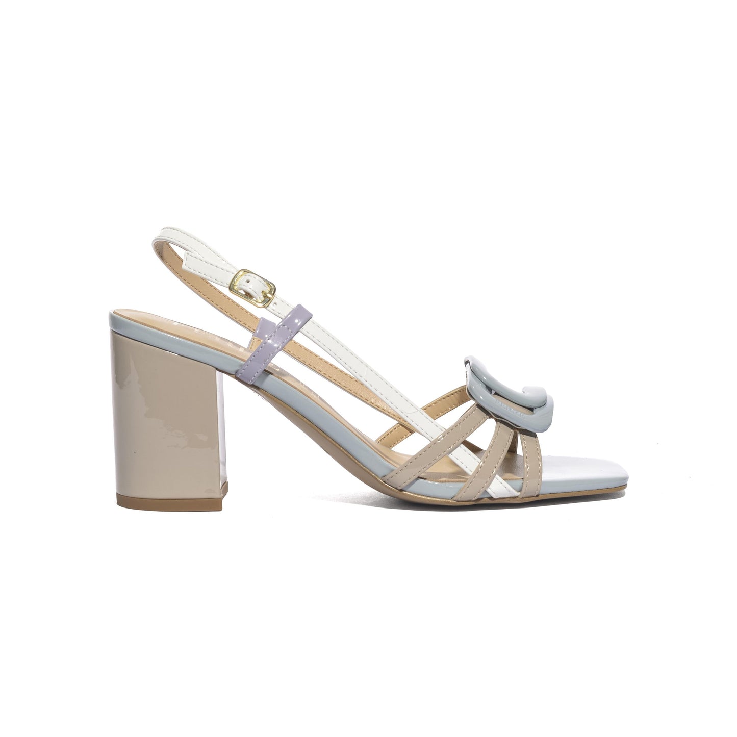 FERRE' F884 NUVOLA BEIGE WHITE Sandali Donna 