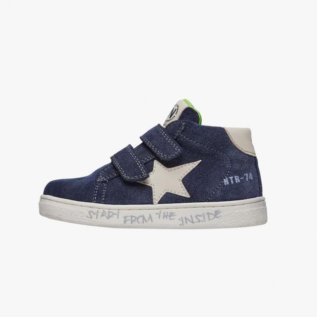 sneakers NATURINO PINN HIGH VL blue 0012017857-22-2C80NAVY-MILK NATURINO