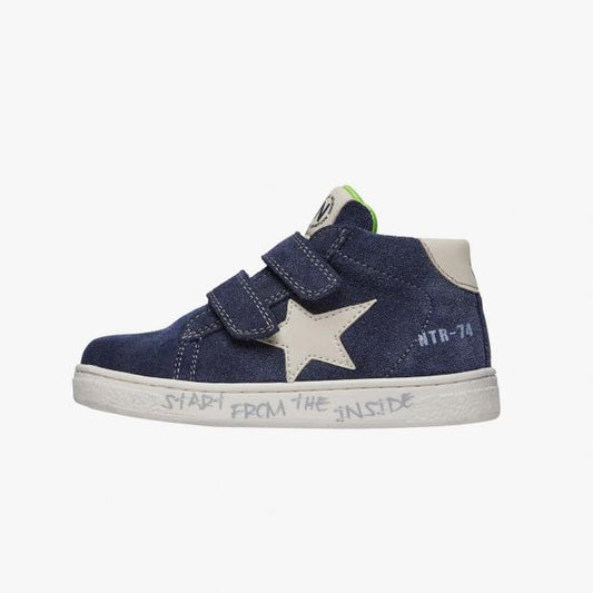 sneakers NATURINO PINN HIGH VL blue 0012017857-22-2C80NAVY-MILK NATURINO