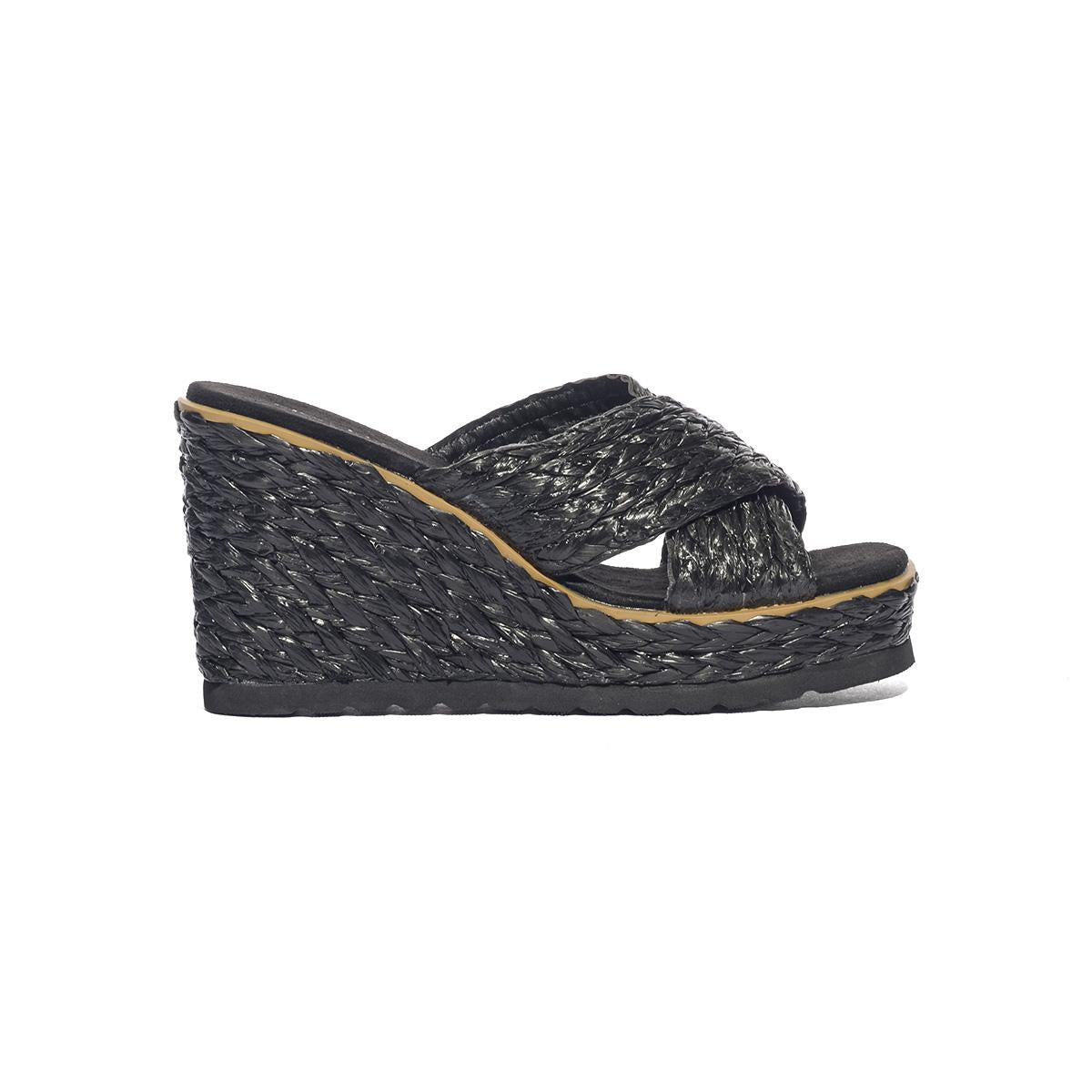 KISS KRISS K52 NERO Sandali Donna 