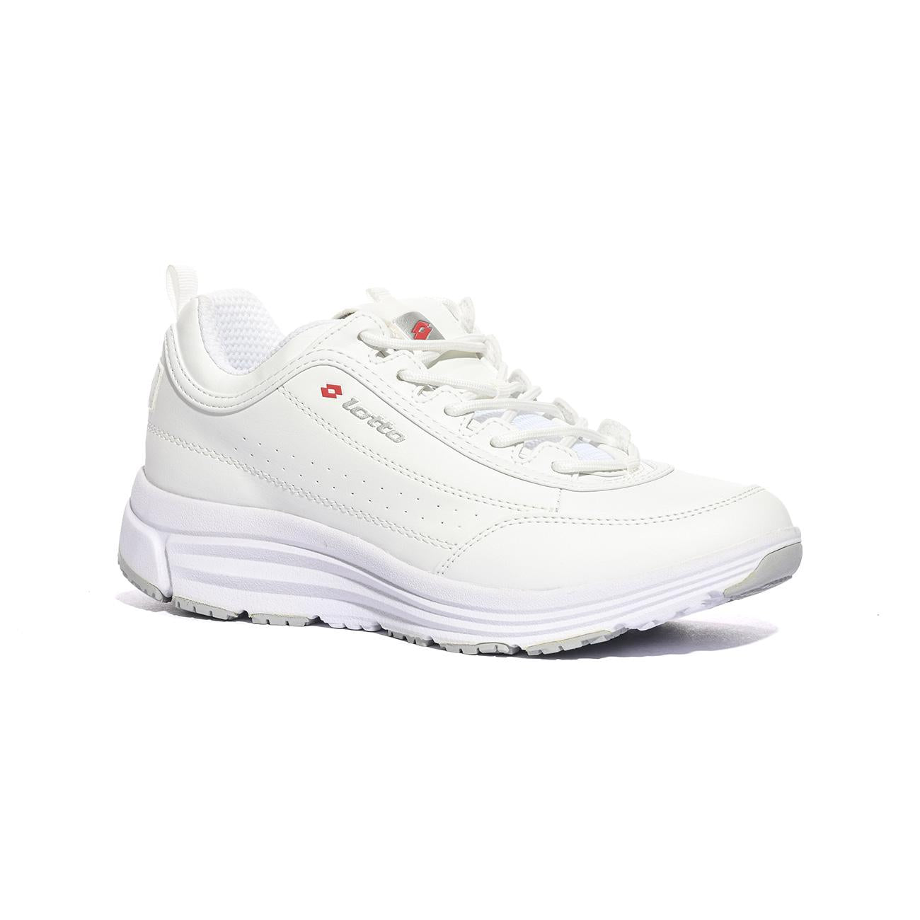 LOTTO 214690 ALL WHITE FLAME RED Sneakers Donna 