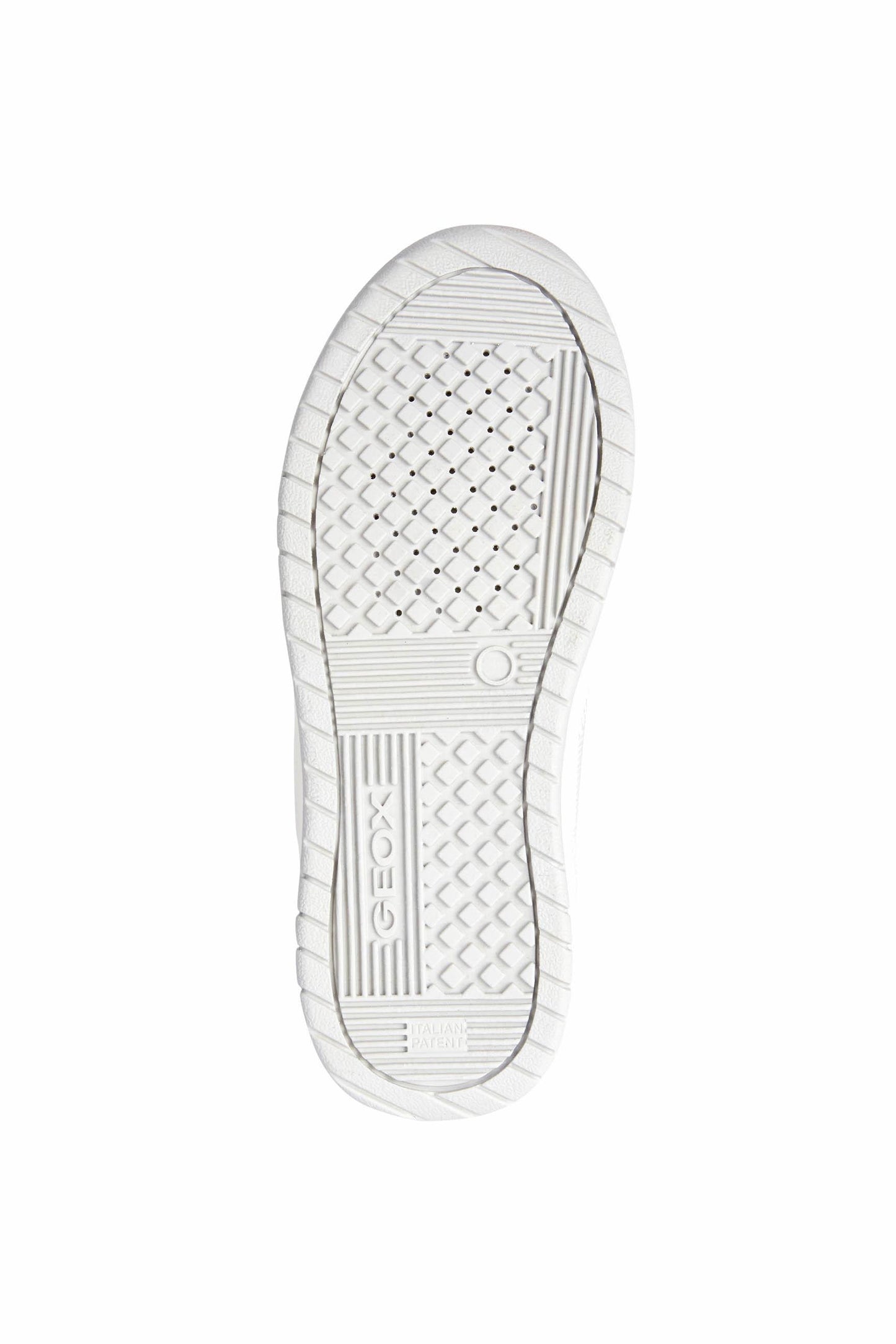 SNEAKERS GEOX  J PERTH BOY FEFU BIANCHE GRIGIE J167RBWHITE LT GREY C1236 GEOX