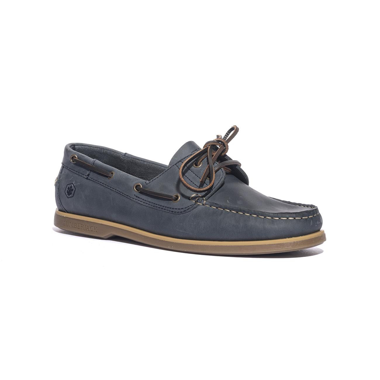 LUMBERJACK SM07804-005-H01 INDIGO CC035 Mocassini Uomo 