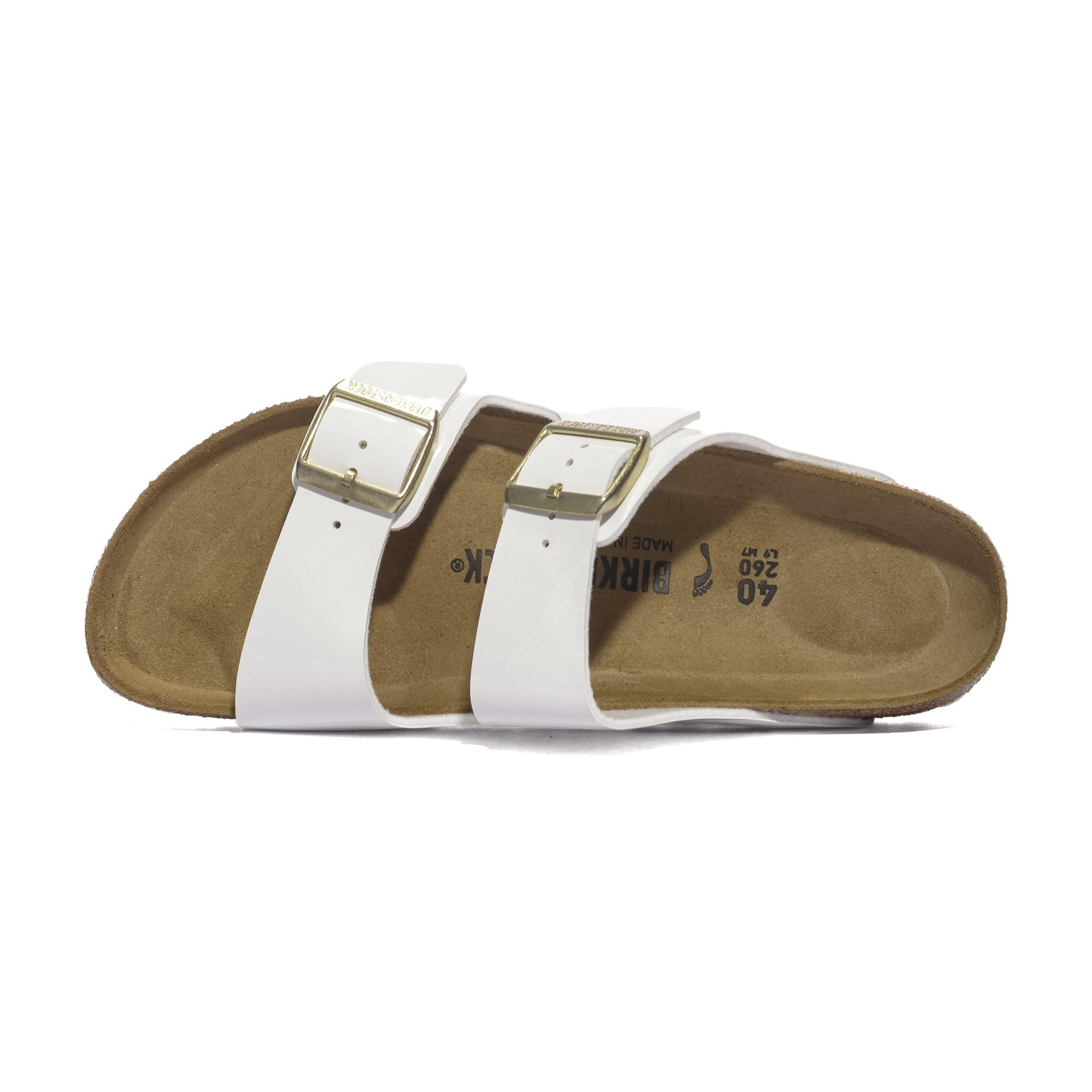BIRKENSTOCK 1005294 PATENT WHITE Sandali Donna 
