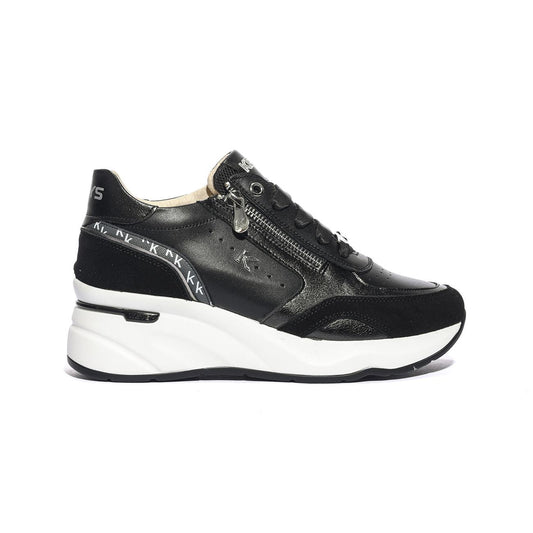 KEYS K10591 BLACK SILVER Sneakers Donna 