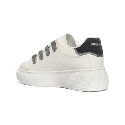 Sneakers Freddy Fy7714 Bianche FY7714WHITE BLACK FREDDY