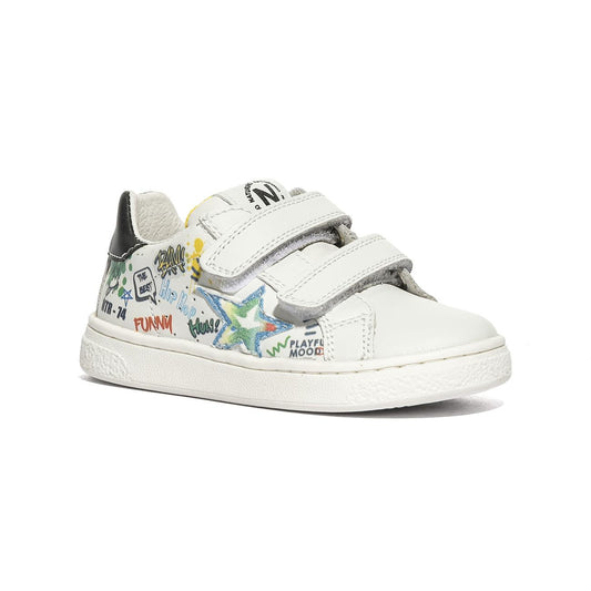 NATURINO 0012017499.15.1N37 WHITE.BLACK.MULTI Sneakers Bambino 