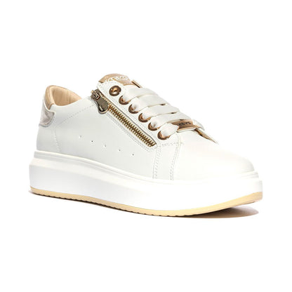 KEYS K10502 WHITE PLATINO Sneakers Donna 