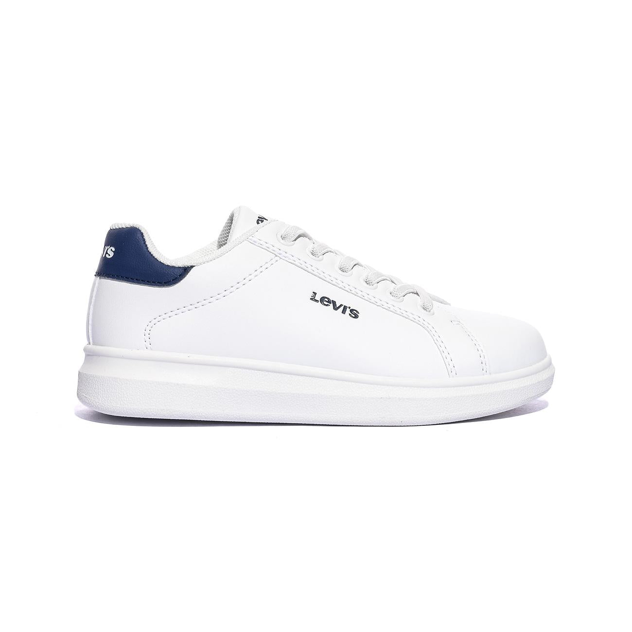 LEVI'S VELL0082S WHITE BLUE Sneakers Bambino 