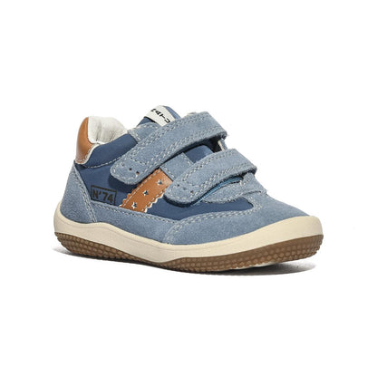 NATURINO 0012018924.01.1C87 WHITE.GREEN.AZURE Sneakers Bambino 