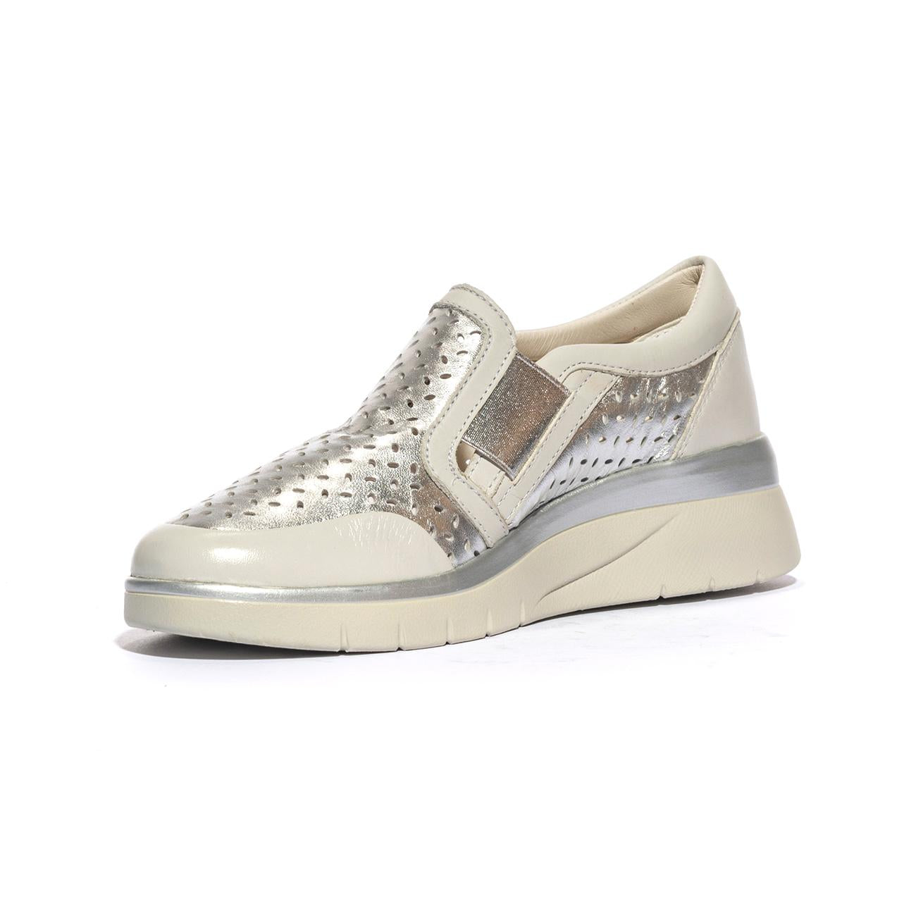 VALLEVERDE 36350 ARGENTO Slip-on Donna 