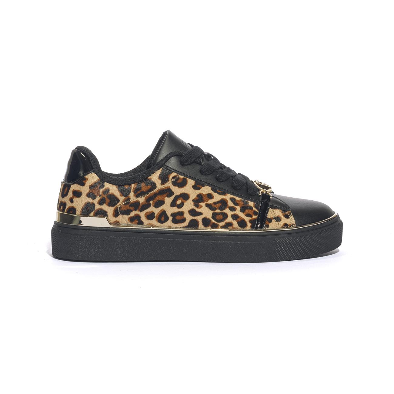 LIUJO BF5063PX163S1937 LEOPARD BLACK Sneakers Donna 