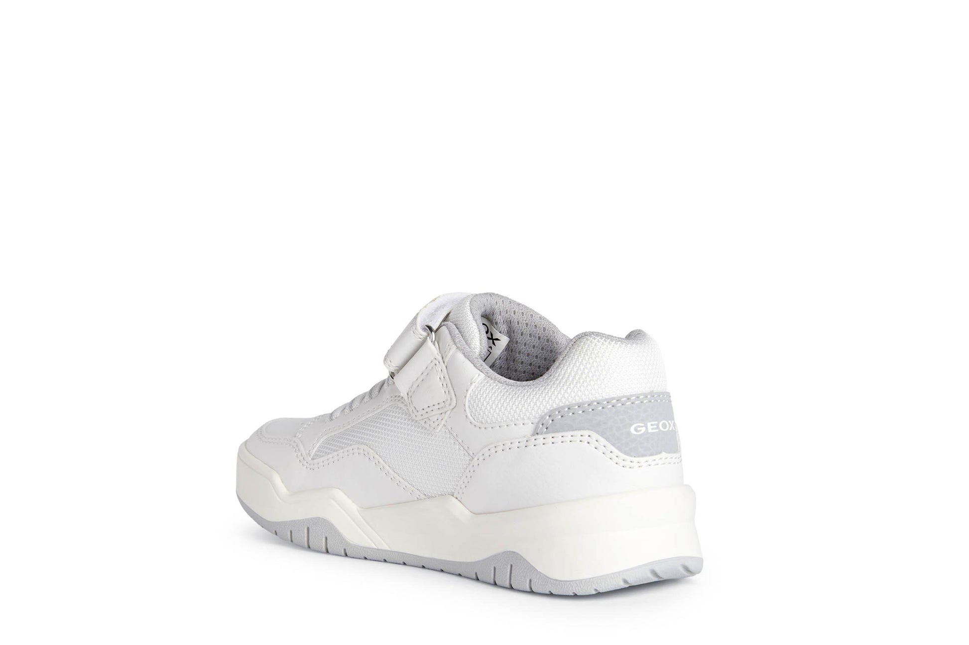 SNEAKERS GEOX  J PERTH BOY FEFU BIANCHE GRIGIE J167RBWHITE LT GREY C1236 GEOX