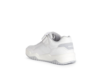 SNEAKERS GEOX  J PERTH BOY FEFU BIANCHE GRIGIE J167RBWHITE LT GREY C1236 GEOX