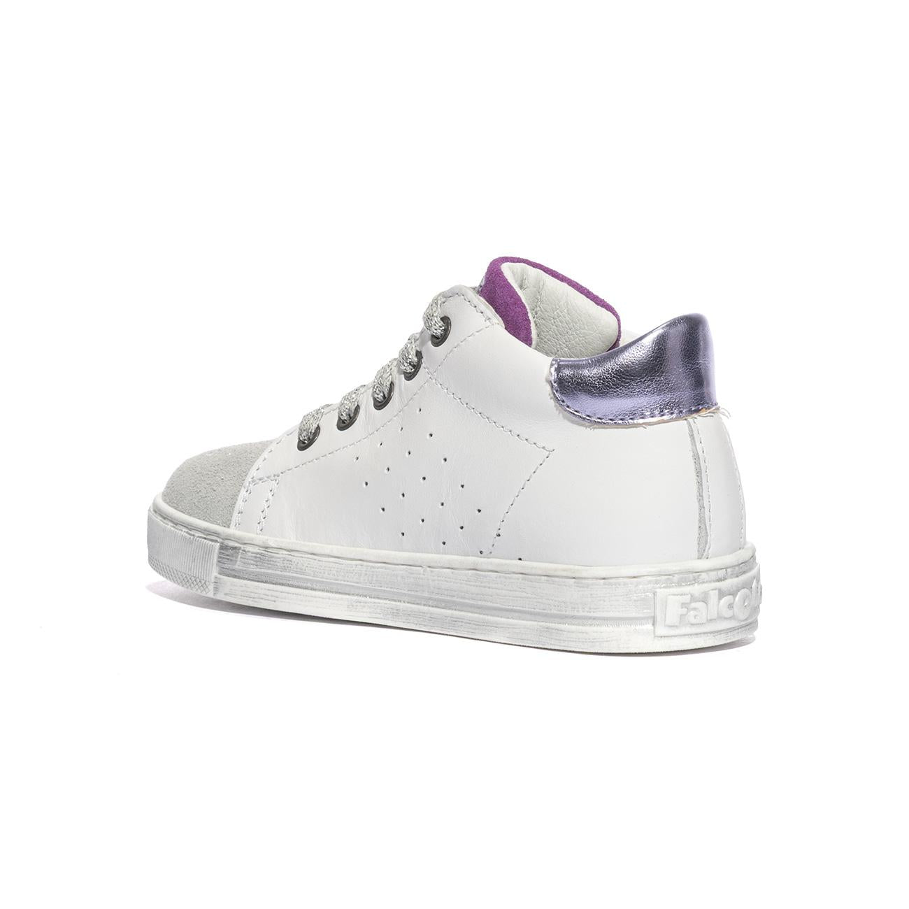 FALCOTTO 0012018845.26.2N94 WHITE SILVER TULIP Sneakers Bambina 