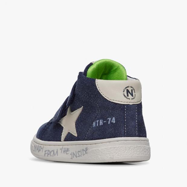 sneakers NATURINO PINN HIGH VL blue 0012017857-22-2C80NAVY-MILK NATURINO