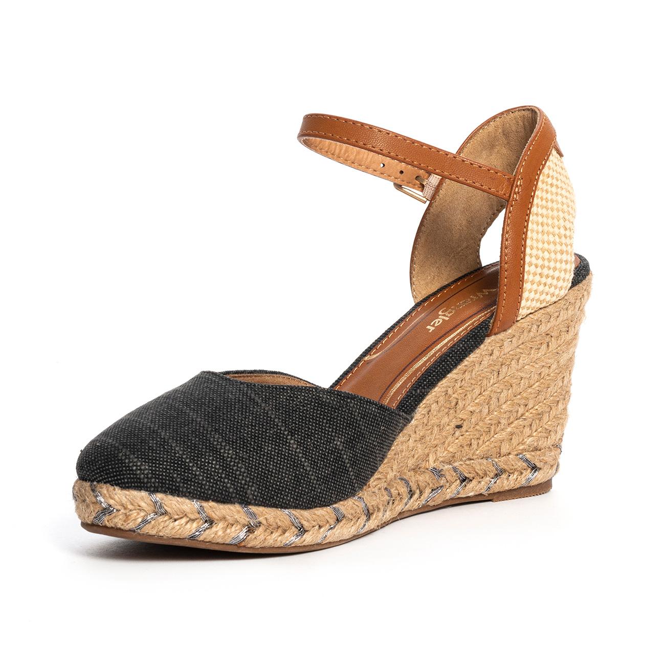 WRANGLER WL21590 BLACK Espadrillas Donna 