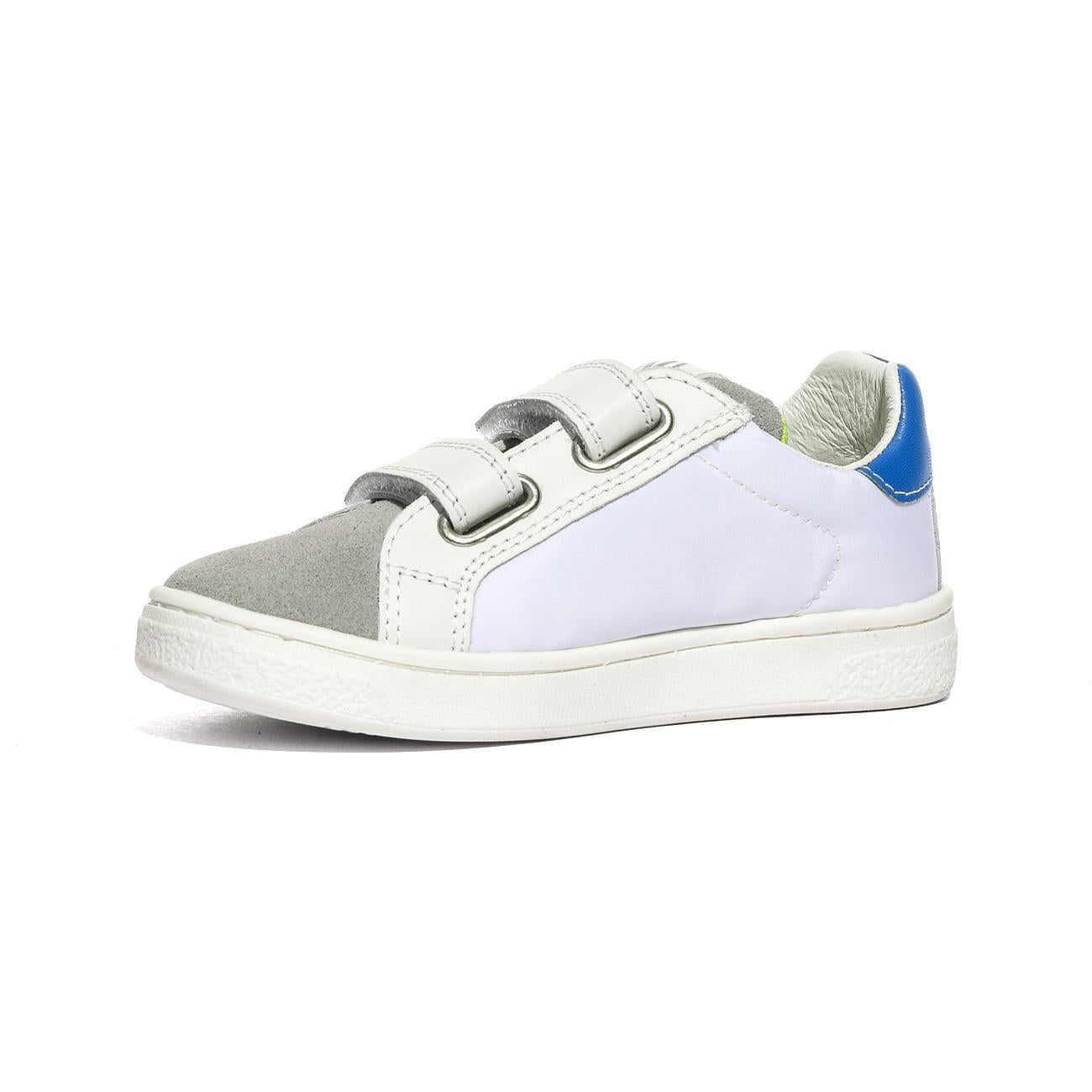 NATURINO 0012017499.14.1B31 GREY.WHITE.GREEN FLUO Sneakers Bambino 