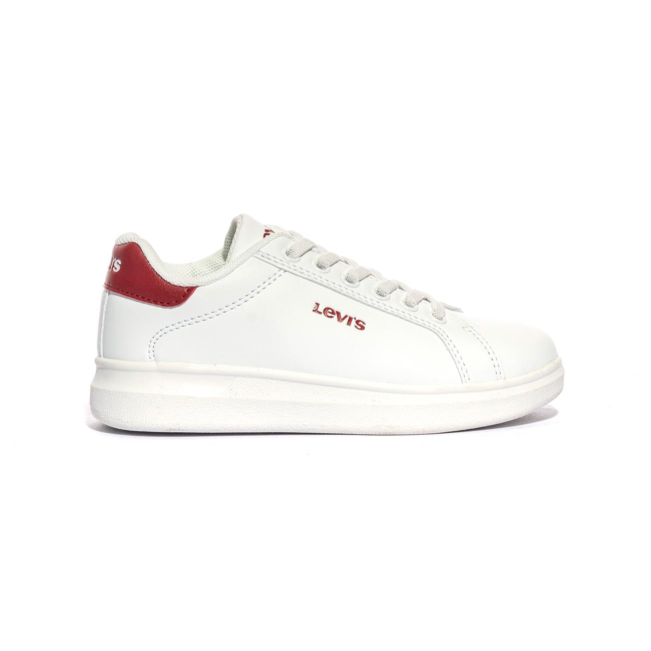 LEVI'S VELL0082S 3276 WHITE FIRED BRICK Sneakers Bambino 