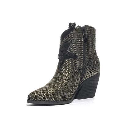 GOLD & GOLD GU226 NERO Stivaletti Donna 