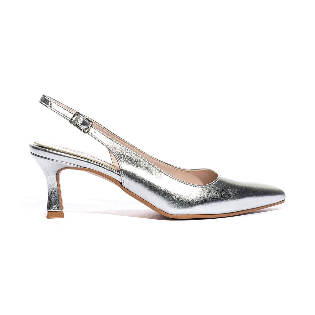 KISS KRISS 4366 ARGENTO Decollete Donna 