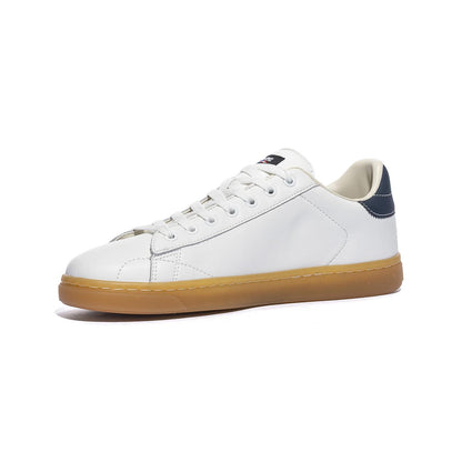 BLAUER S6LOWELL01 LEA WHITE NAVY Sneakers Uomo 
