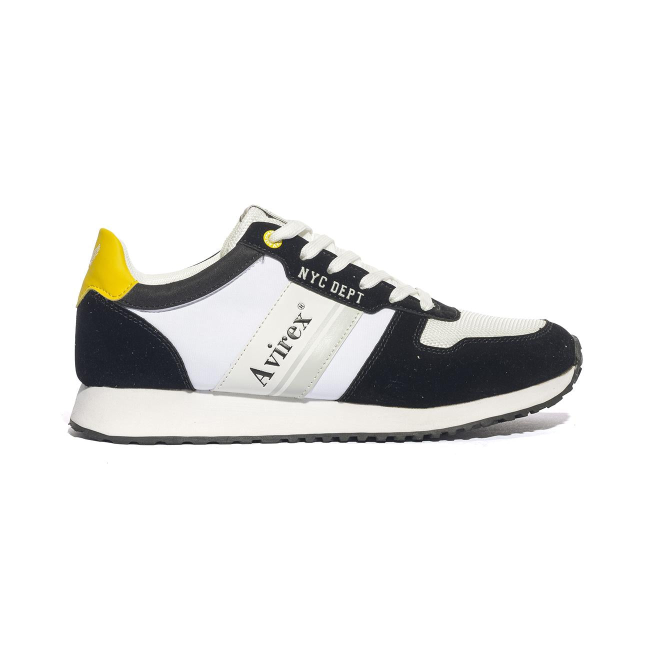 AVIREX BEAVER001 BLACK WHITE Sneakers Uomo 