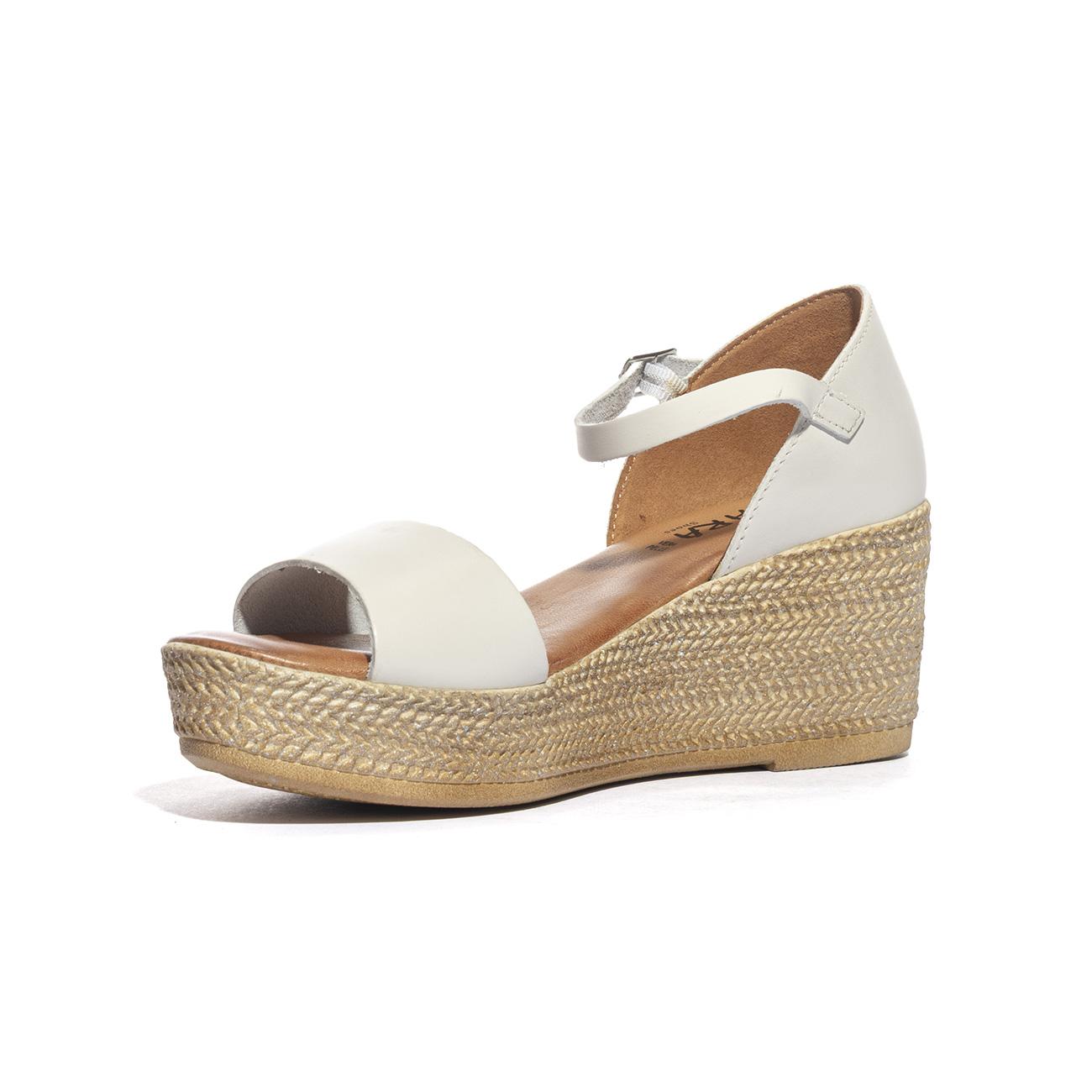 LARA SHOES 19379 WHITE Sandali Donna 