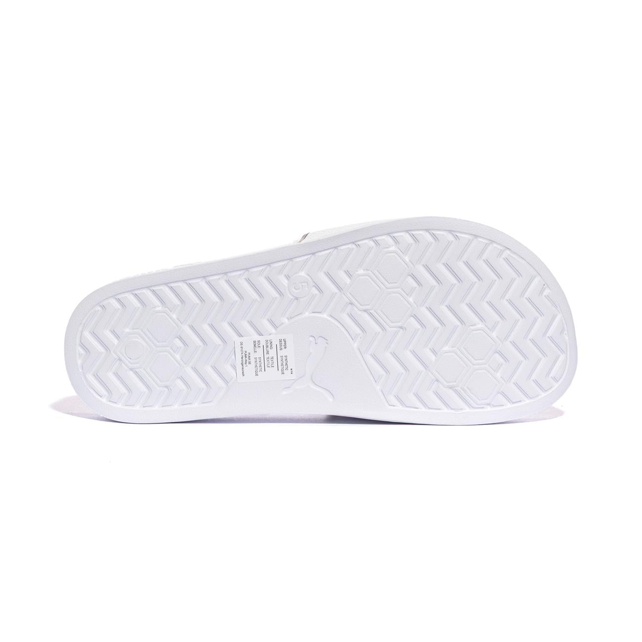 PUMA 384139-02 white Ciabatte Unisex Bambino 