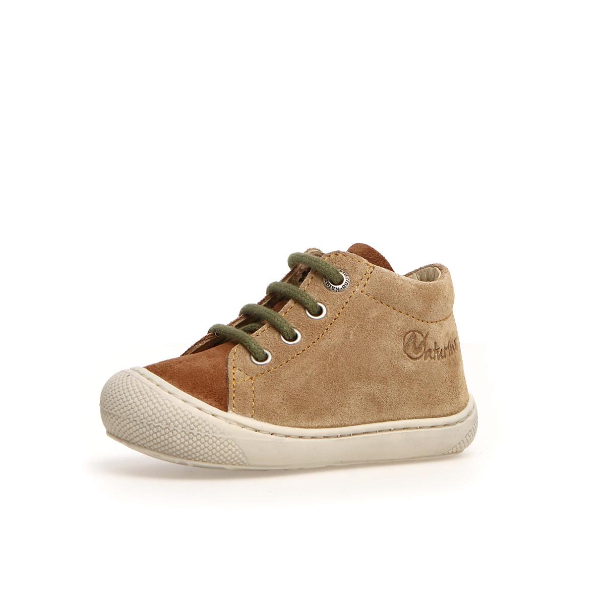 NATURINO 0012012889-18-3D10 SAND-BROWN-MILITARE Sneakers Bambino 