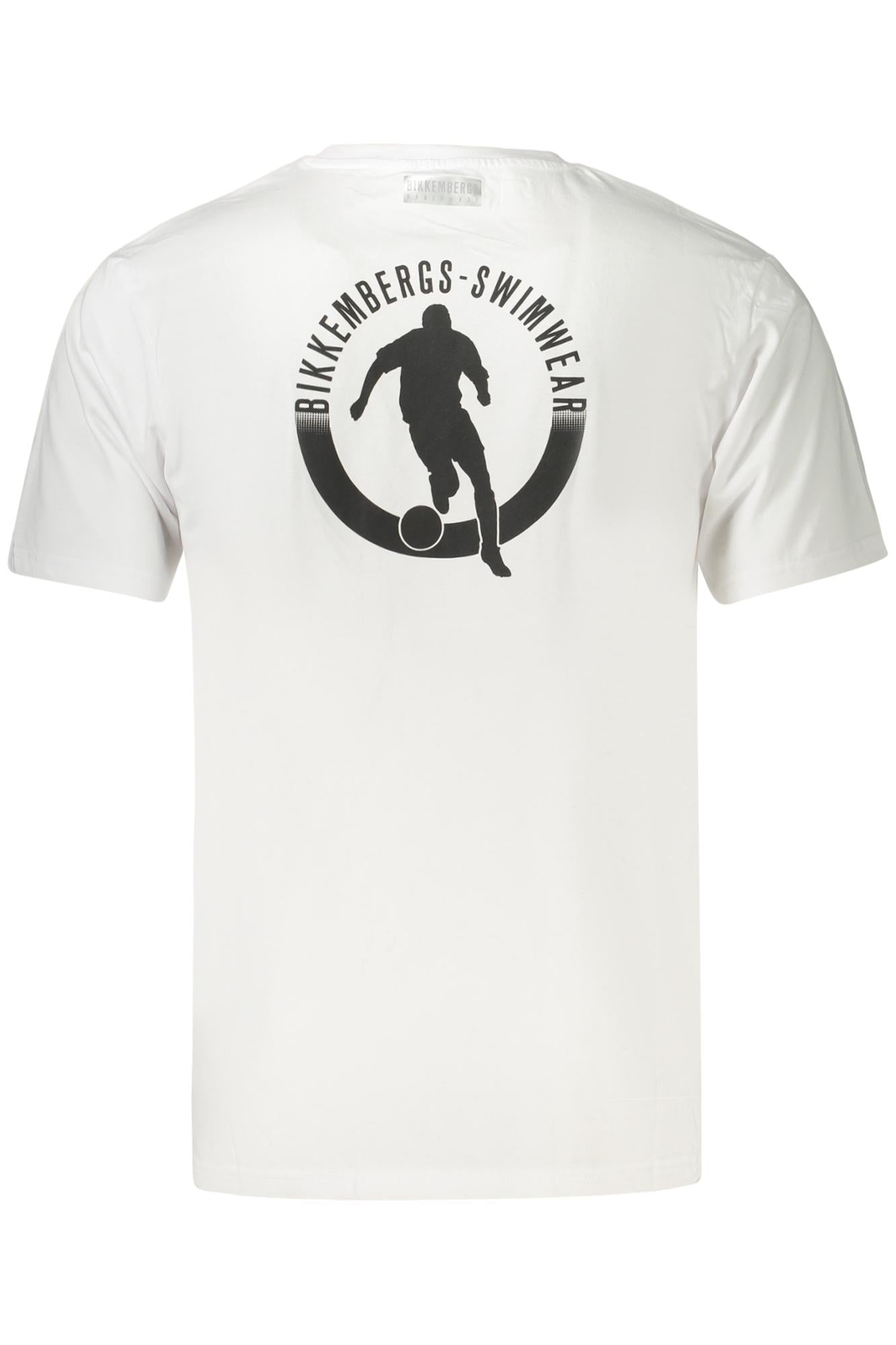 BIKKEMBERGS BKK2MTS01_BIWHITE Bianco T-Shirt Uomo 