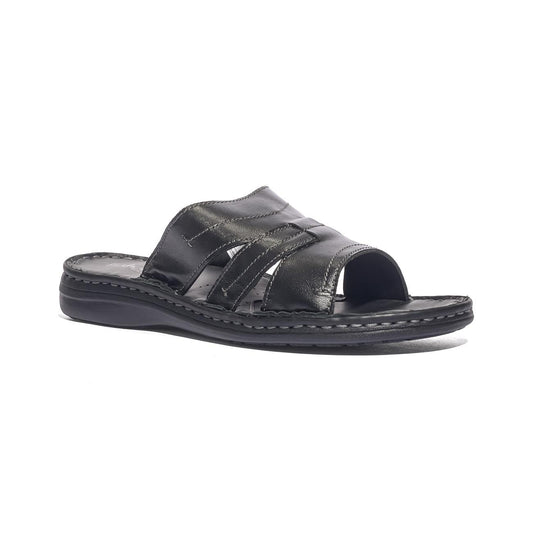 GLAMOUR 3841A NERO Sandali Uomo 