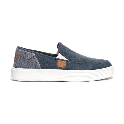 HEY DUDE HD40178-410 Linen Navy Slip-on Uomo 